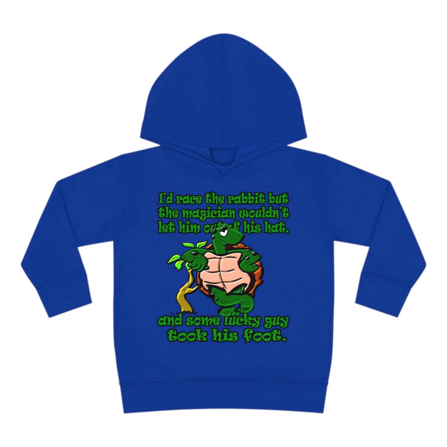 turtle race - Toddler Pullover Fleece Hoodie