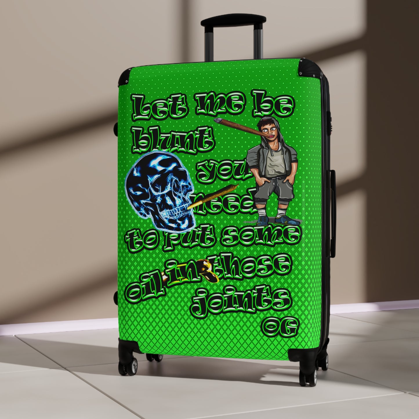og - Suitcase (logo green)