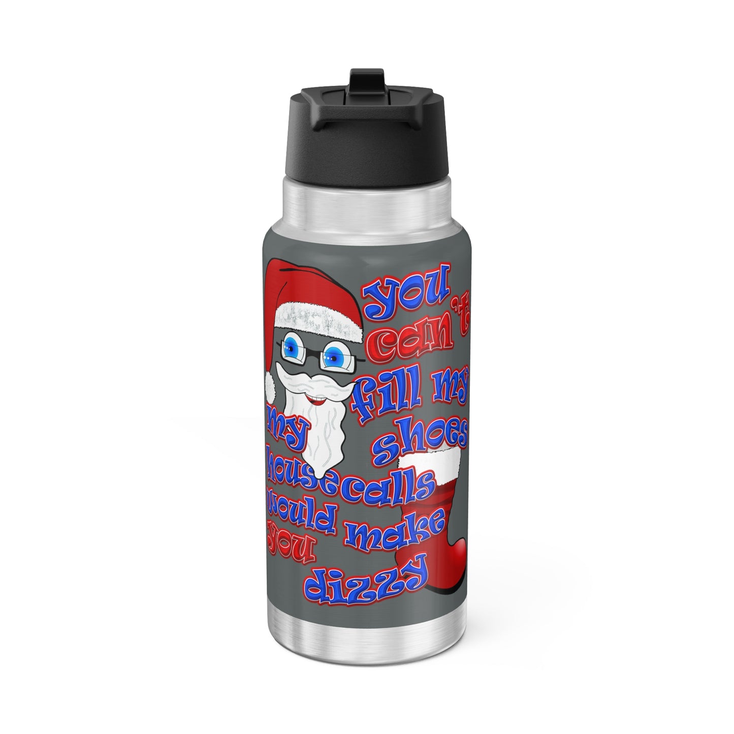santa's shoes - Gator Tumbler, 32oz (dark grey)