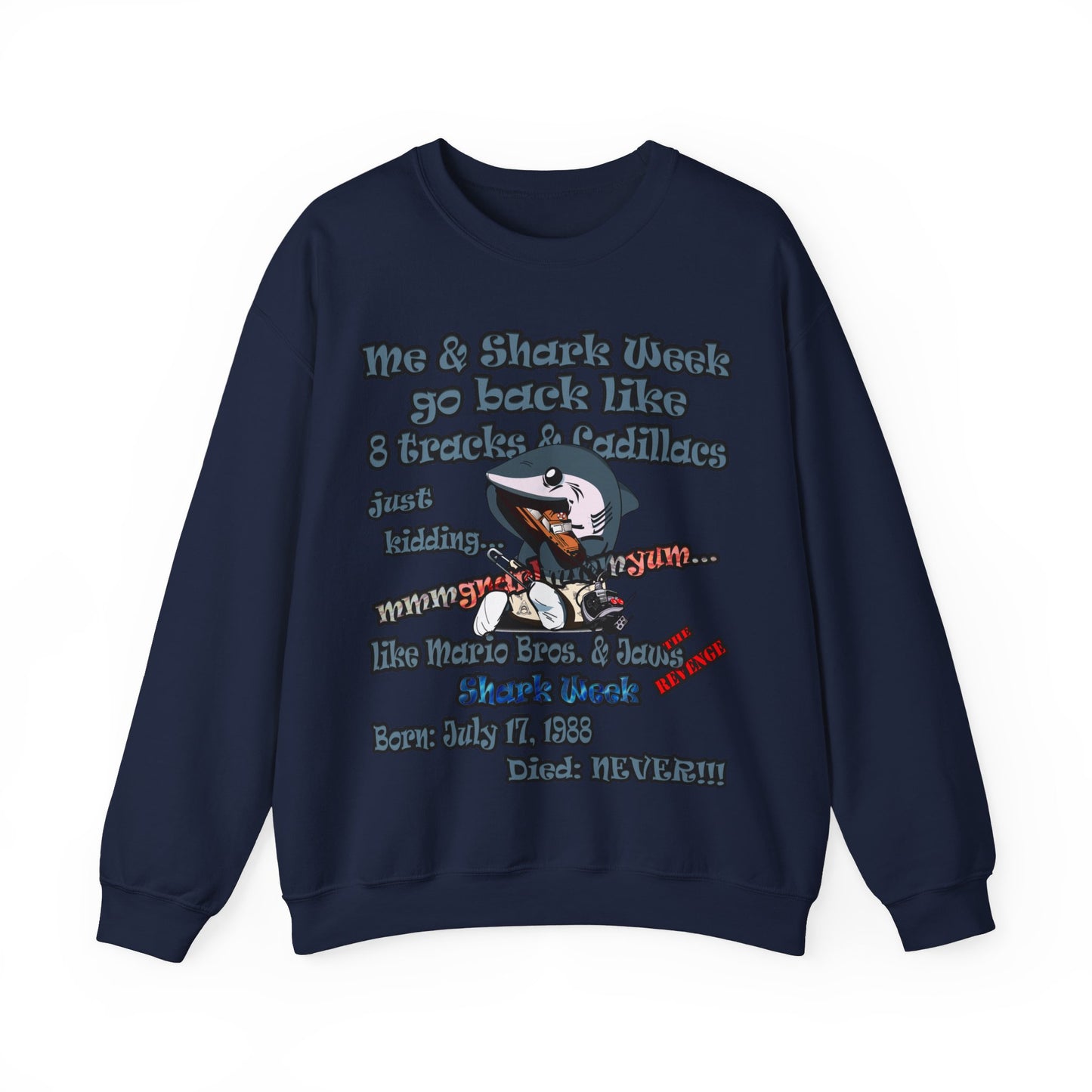 shark week - Unisex Heavy Blend™ Crewneck Sweatshirt