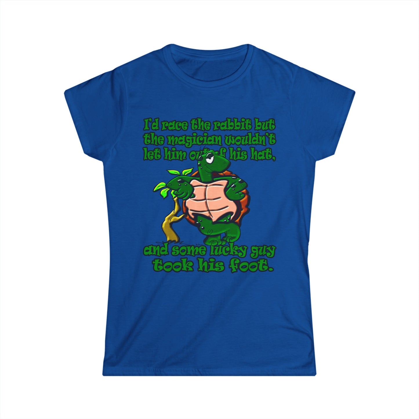 turtle race - Women's Softstyle Tee