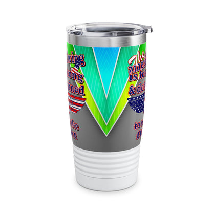 american wing - Ringneck Tumbler, 20oz (rainbow split)