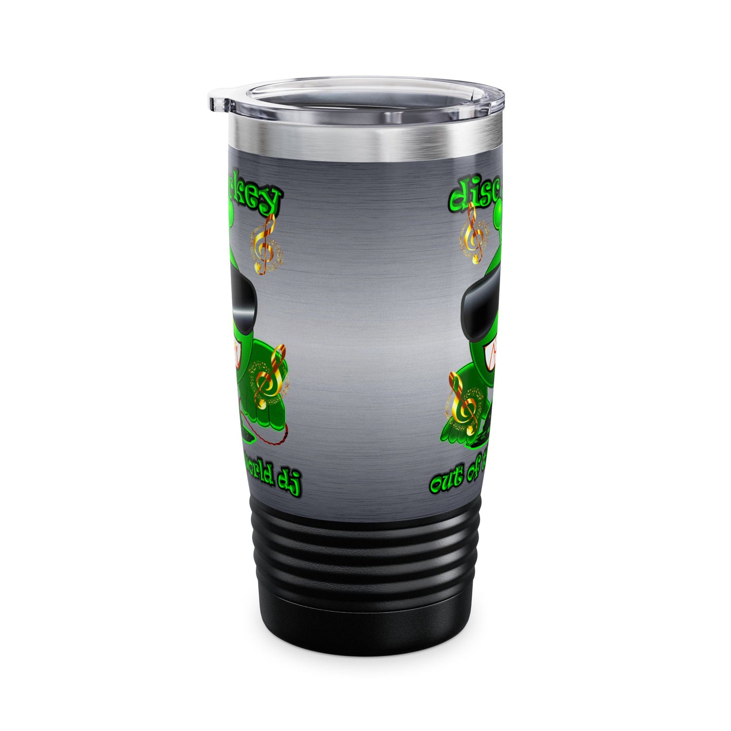 disc jockey - Ringneck Tumbler, 20oz (brushed nickel)