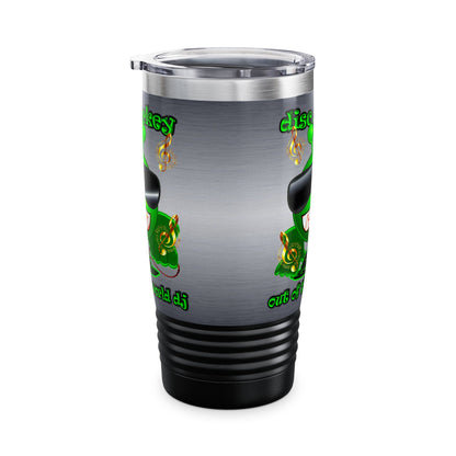 disc jockey - Ringneck Tumbler, 20oz (brushed nickel)