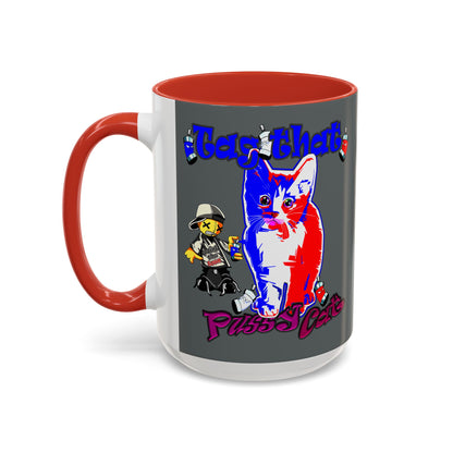 tag that - Accent Mug (dark grey)