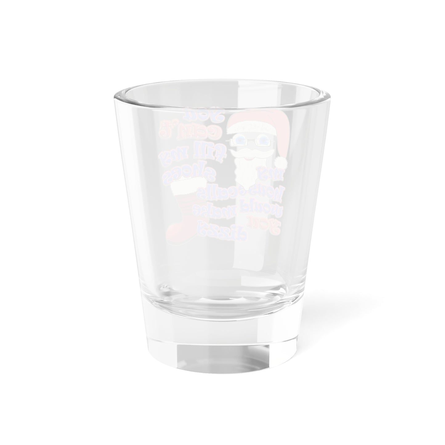 santa's shoes - Shot Glass