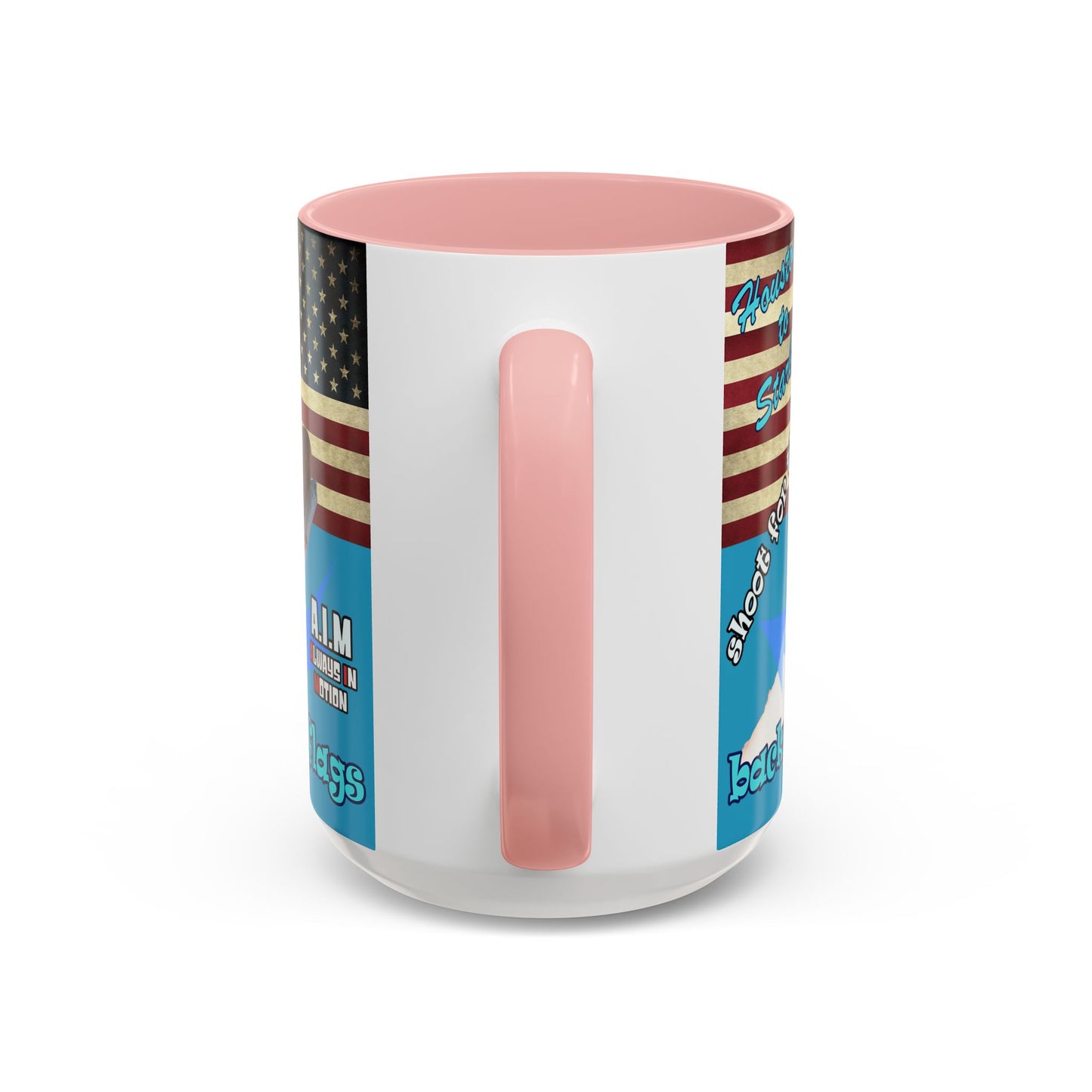 shoot for the stars - Accent Mug (turquoise)