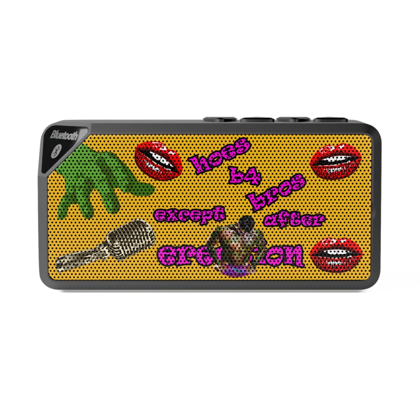 hoes b4 bros - Jabba Bluetooth Speaker (yellow)