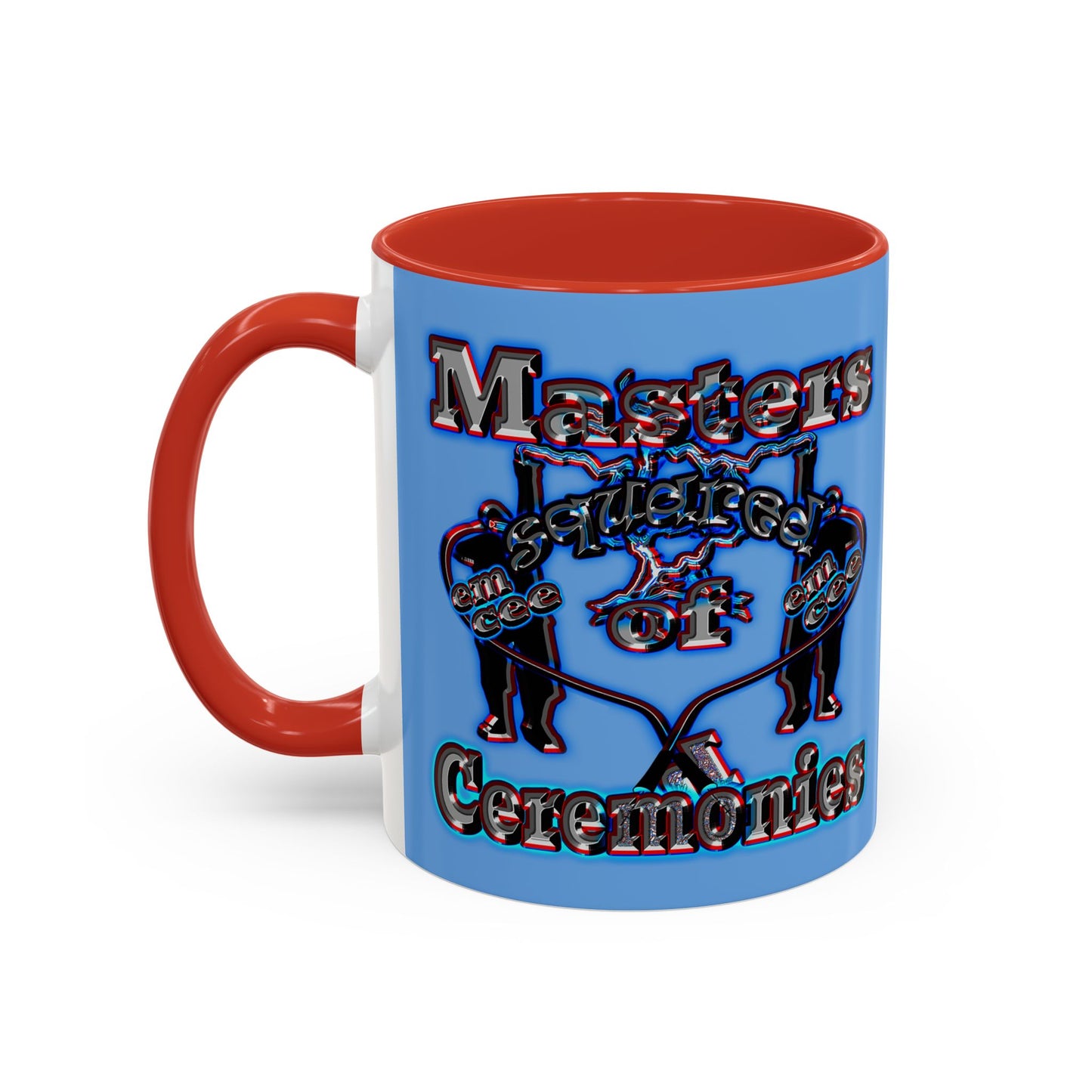 em cee squared - Accent Mug (light blue)
