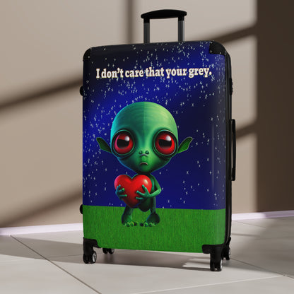 I don't care that your grey - Suitcase ('snoops' background)