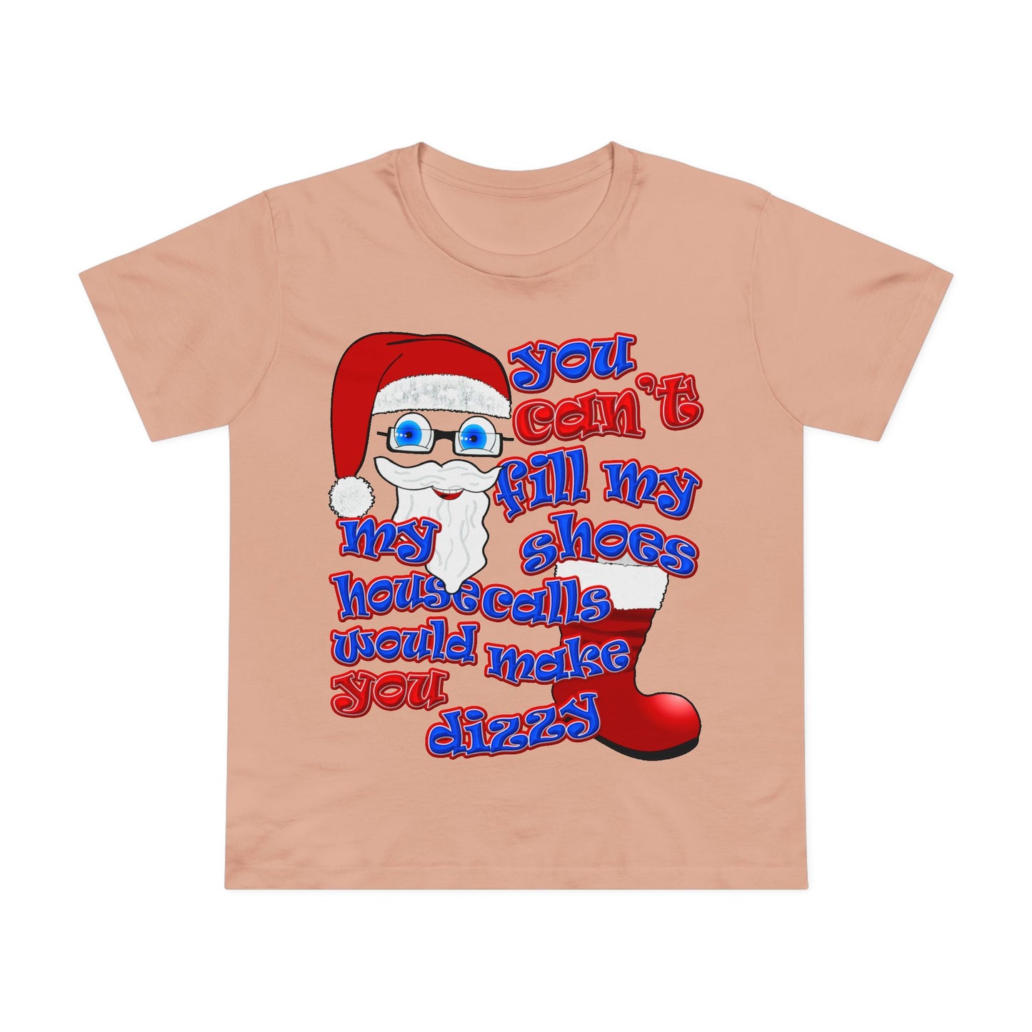 santa's shoes - Women’s Maple Tee