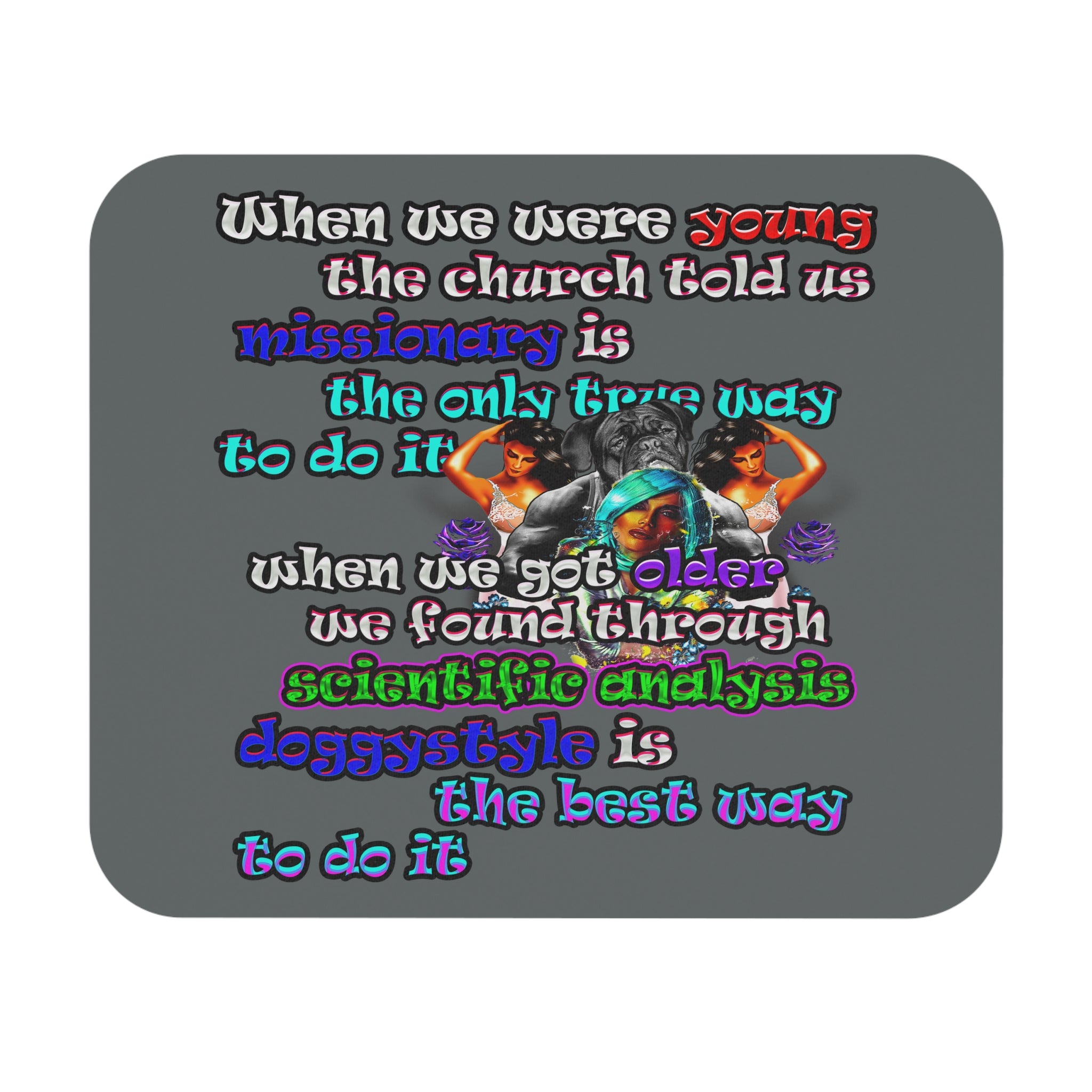 doggystyle - Mouse Pad (Rectangle) (dark grey)