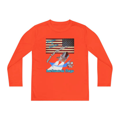shoot for the stars - Youth Long Sleeve Competitor Tee