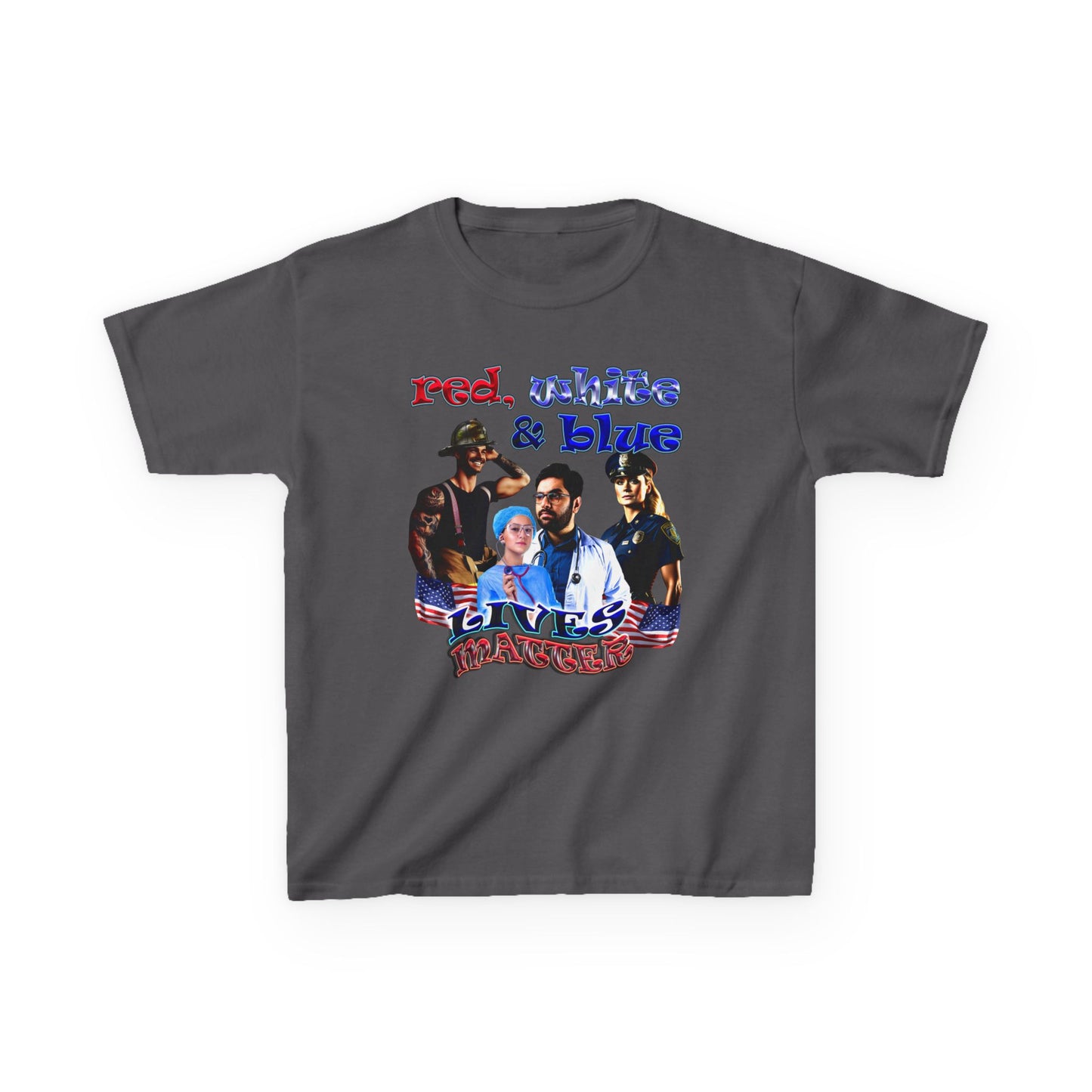 rw&b lives matter - Kids Heavy Cotton™ Tee