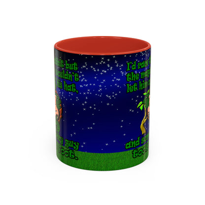 turtle race - Accent Mug ('snoops' background)