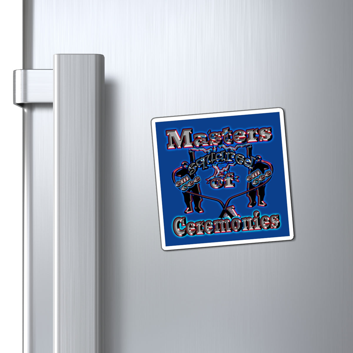 em cee squared - Magnets - (dark blue)