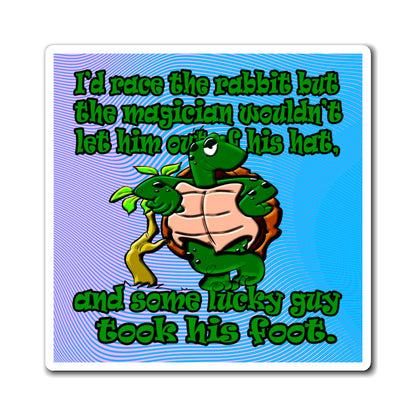 turtle race - Magnets - (light blue-purple wave)