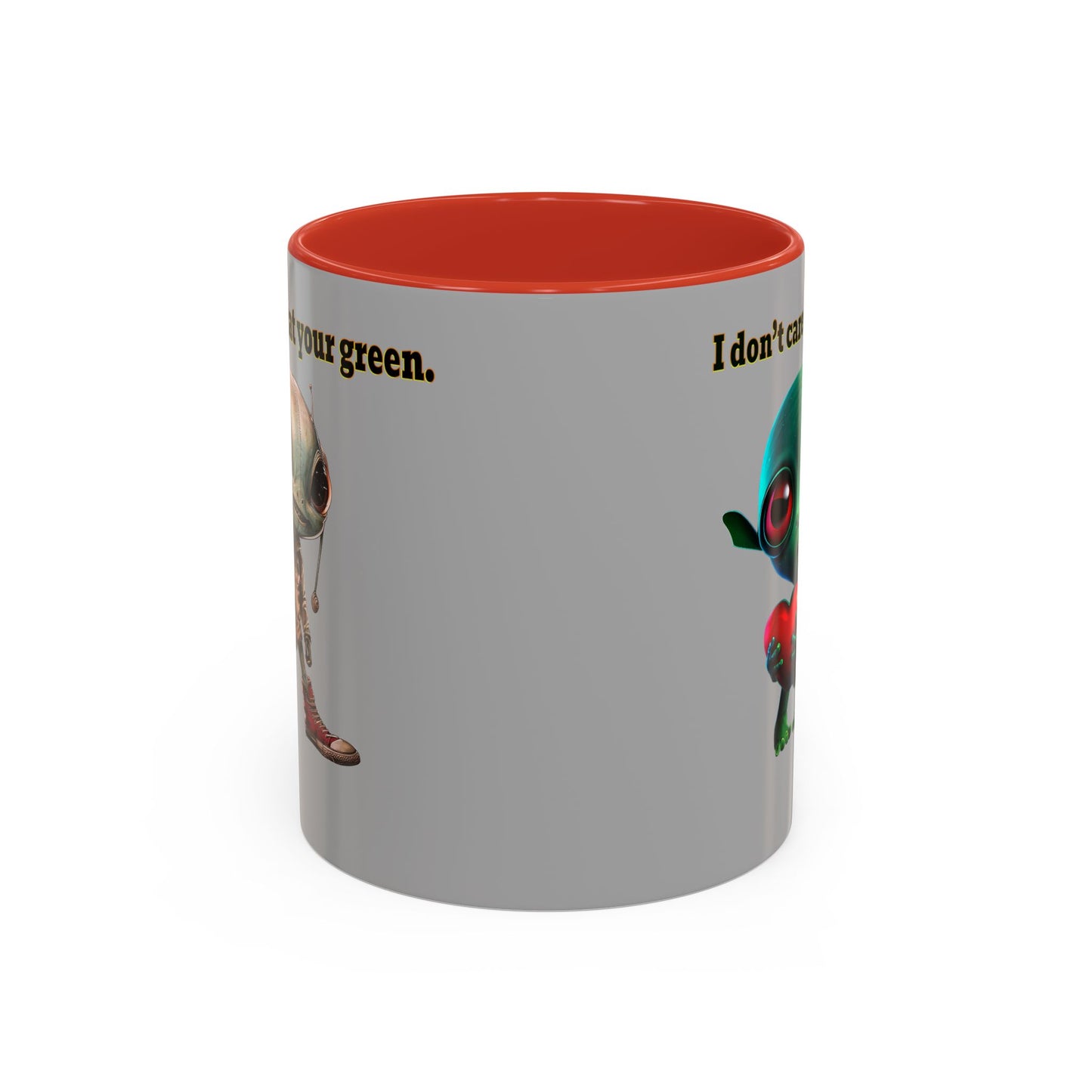 I don't care that your grey - Accent Mug (light grey)