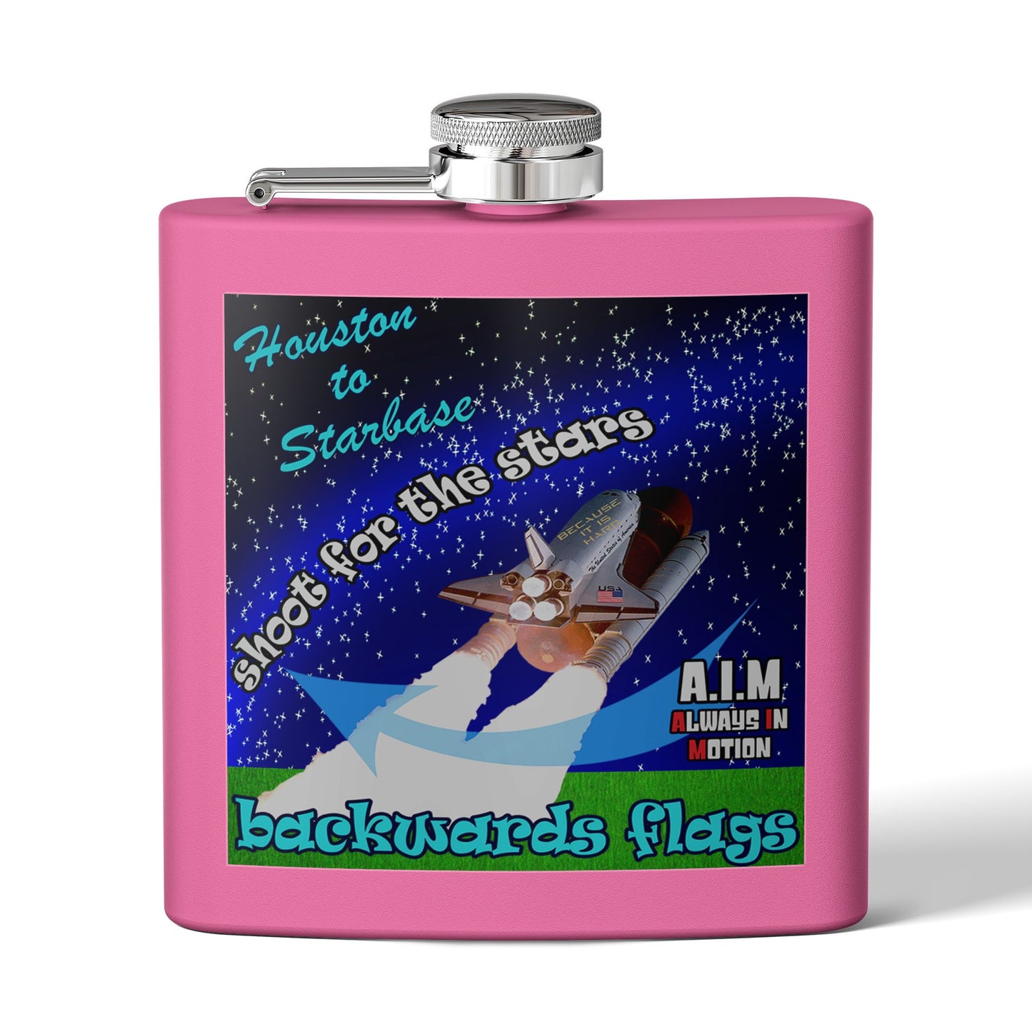 shoot for the stars - Stainless Steel Flask