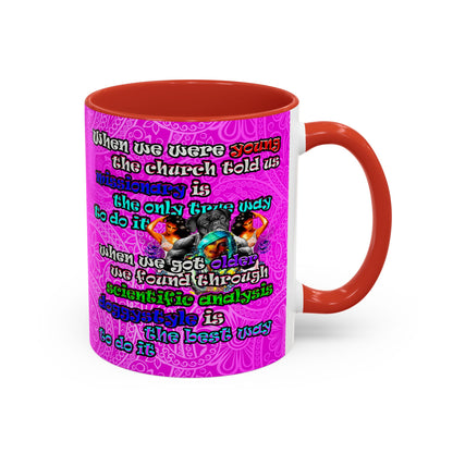 doggystyle - Accent Mug (pink swirl)