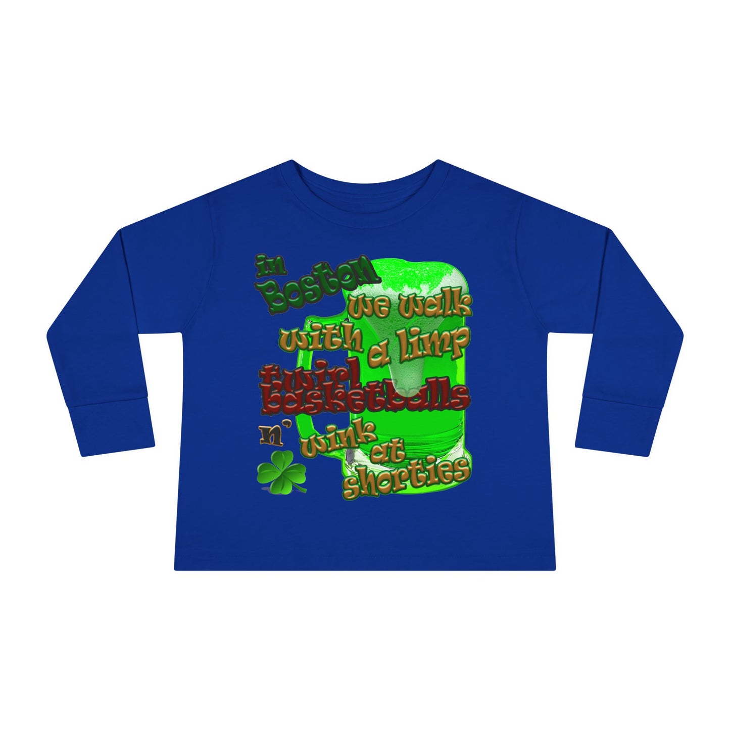 celtics logo - Toddler Long Sleeve Tee