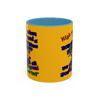 high noon - Accent Mug (yellow)