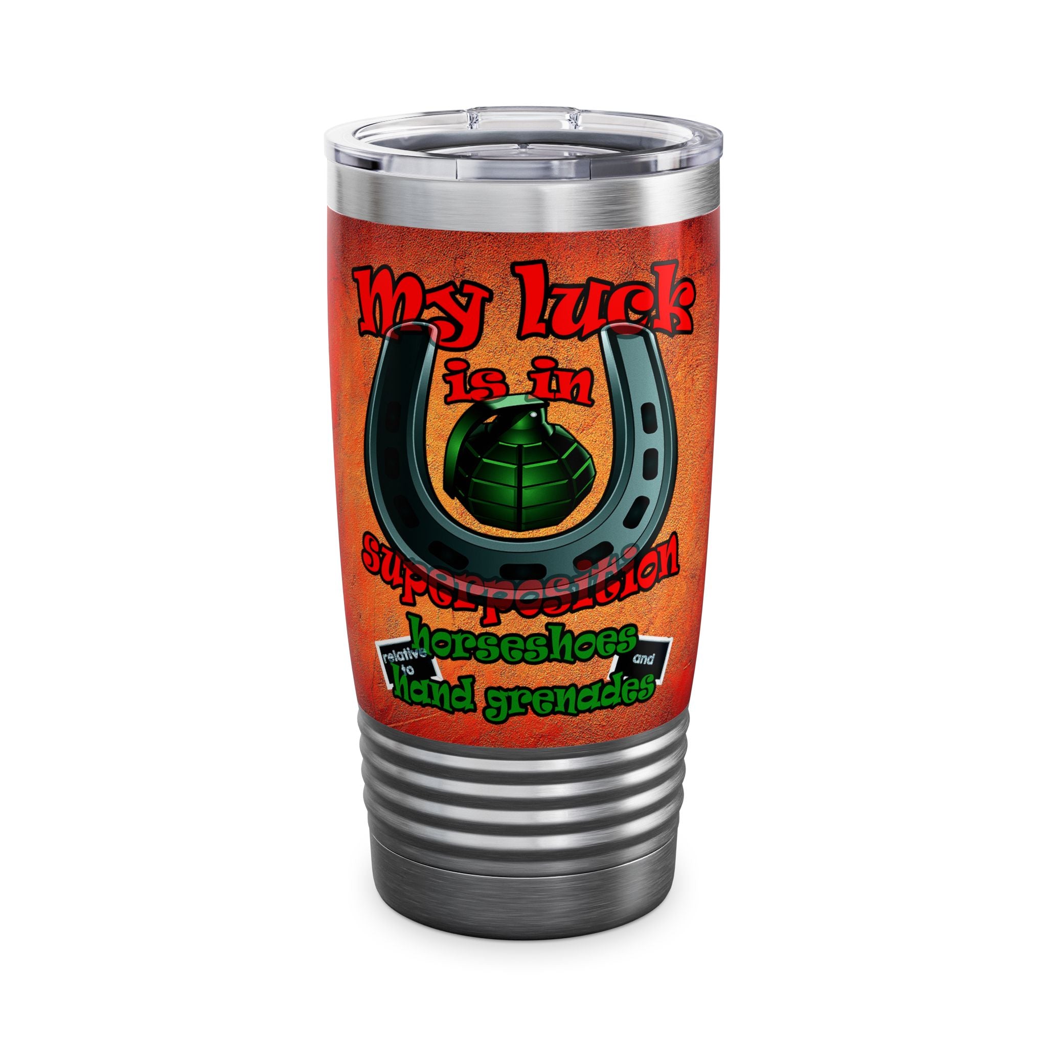 my luck - Ringneck Tumbler, 20oz (burnt orange)