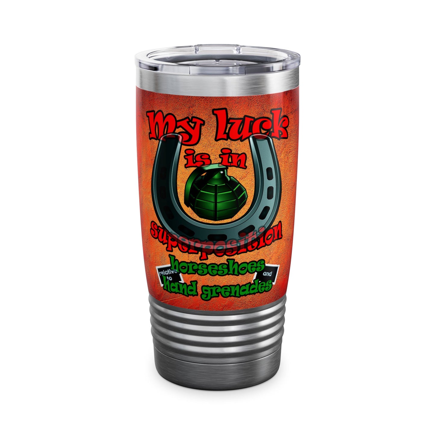 my luck - Ringneck Tumbler, 20oz (burnt orange)