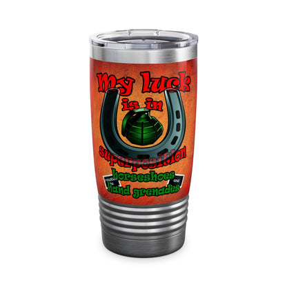 my luck - Ringneck Tumbler, 20oz (burnt orange)