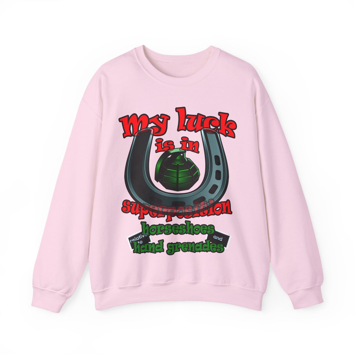 my luck - Unisex Heavy Blend™ Crewneck Sweatshirt