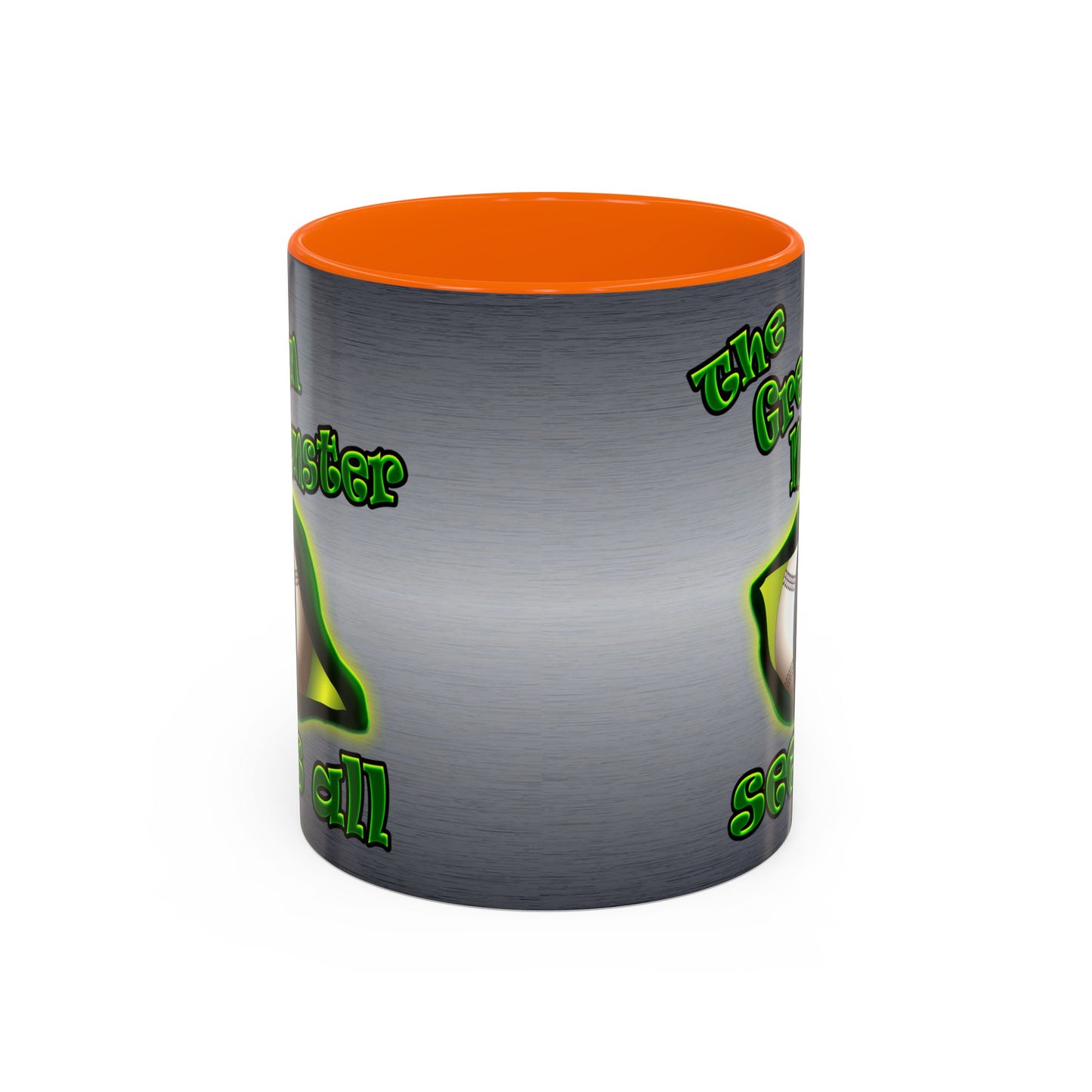green monster - Accent Mug (brushed nickel)