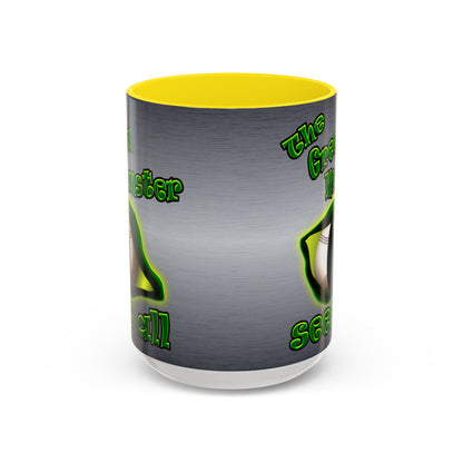 green monster - Accent Mug (brushed nickel)