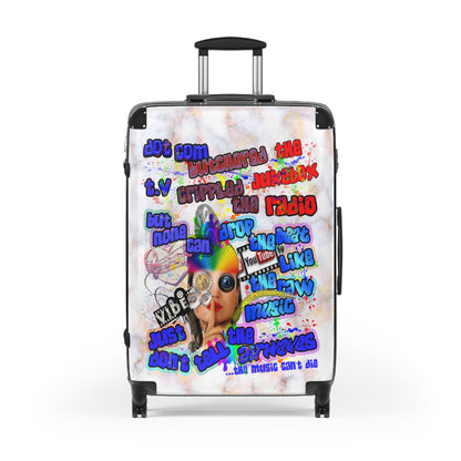 drop the beat - Suitcase (white marble)