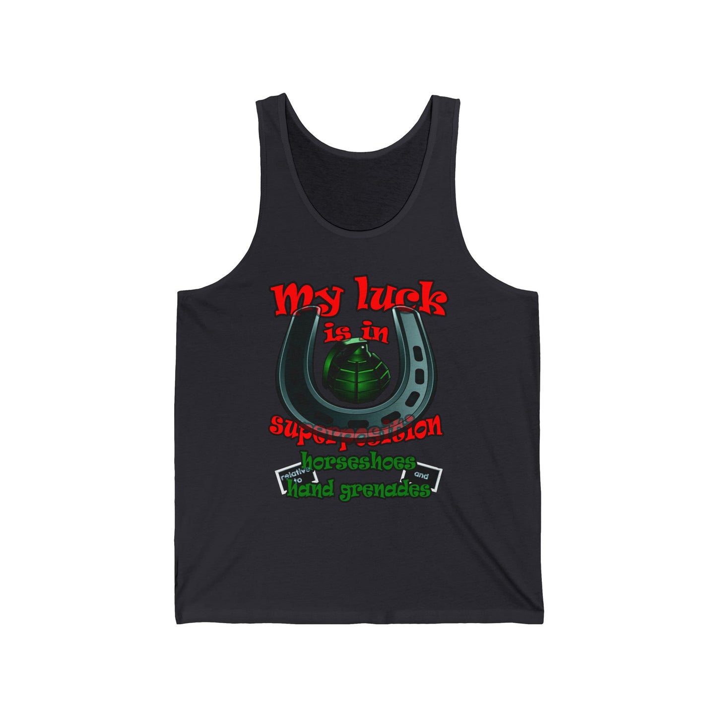 my luck - Unisex Jersey Tank