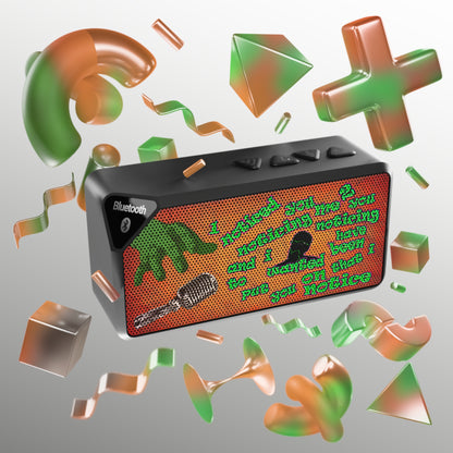 noticed you noticing - Jabba Bluetooth Speaker (burnt orange)