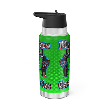 em cee squared - Gator Tumbler, 32oz (logo green)