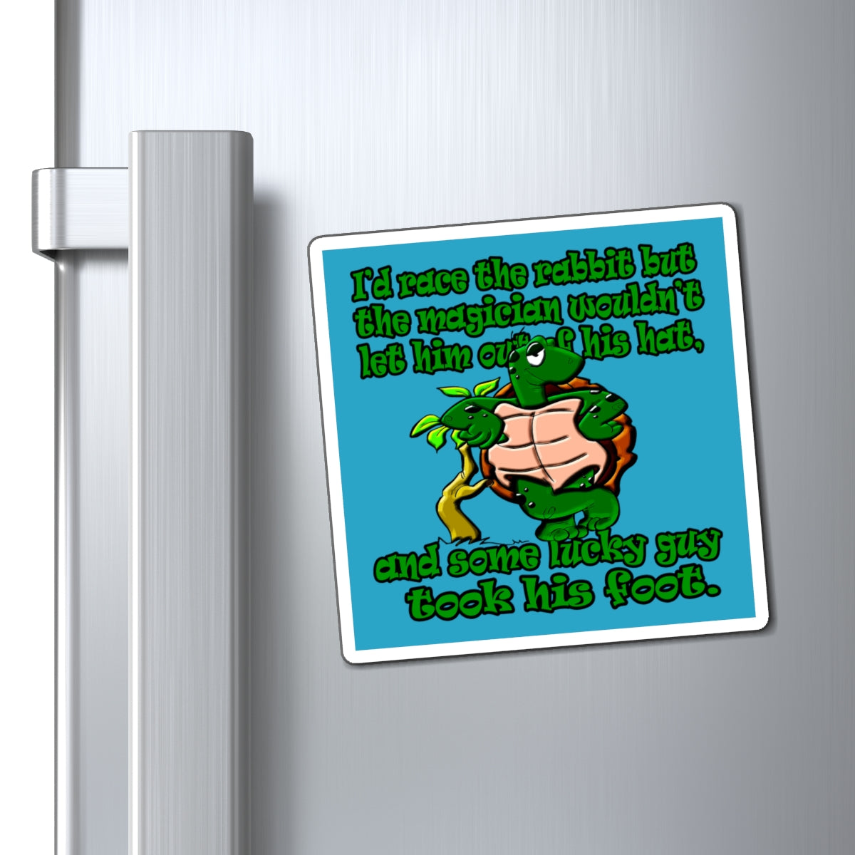 turtle race - Magnets - (turquoise)