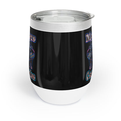 em cee squared - Chill Wine Tumbler (black)