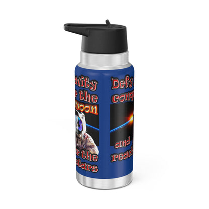 defy conquer reach - Gator Tumbler, 32oz (dark blue)