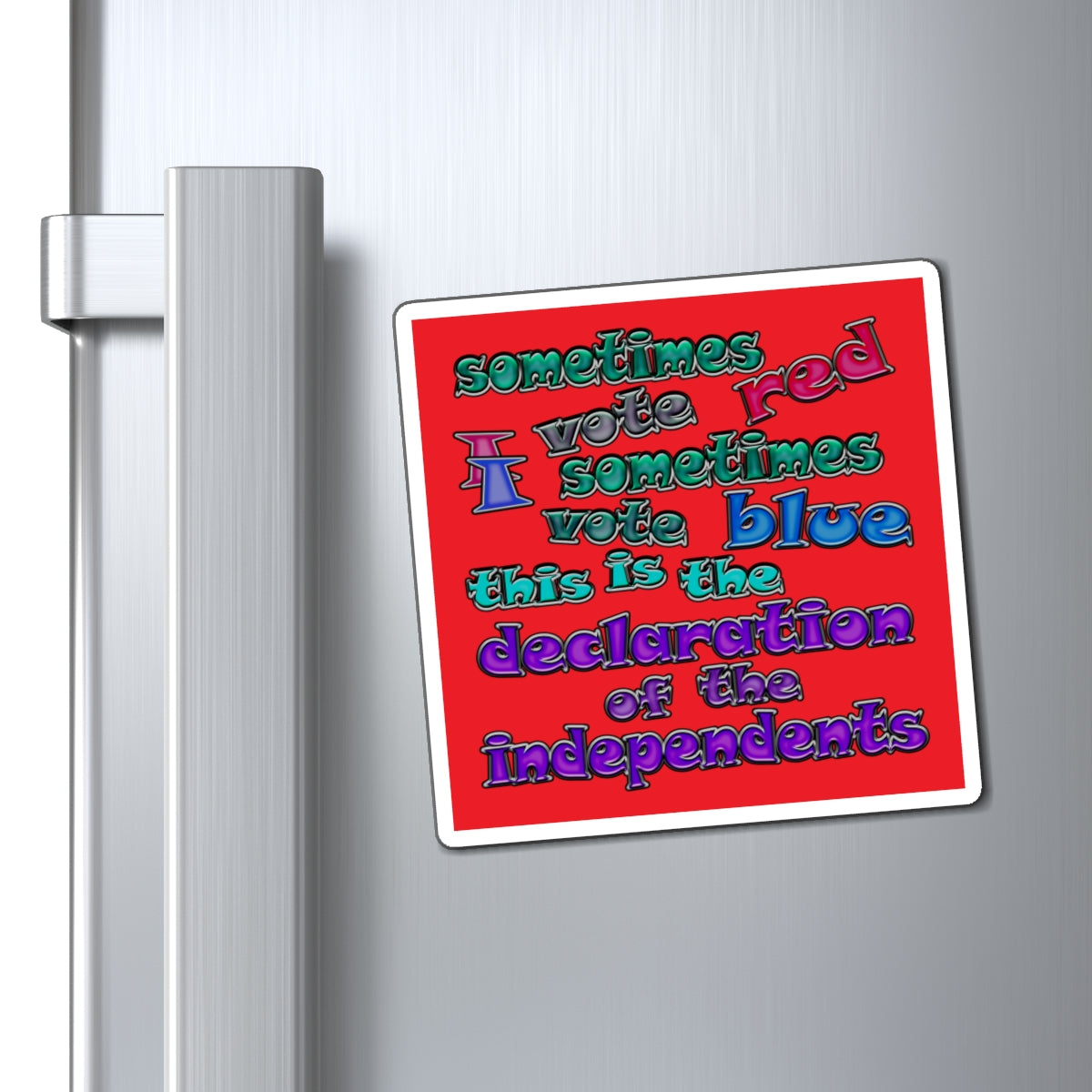 declaration of the independents - Magnets - (red)