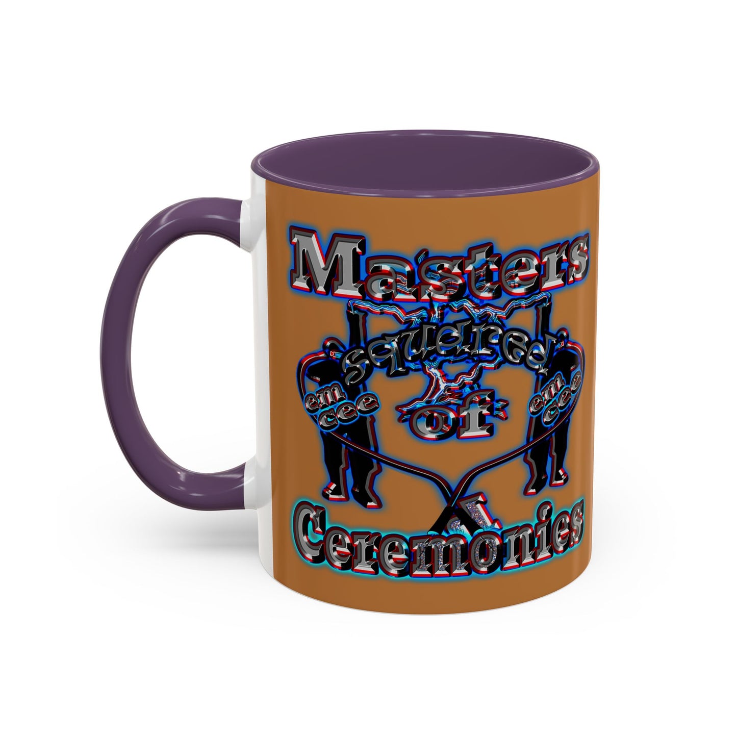 em cee squared - Accent Mug (light brown)