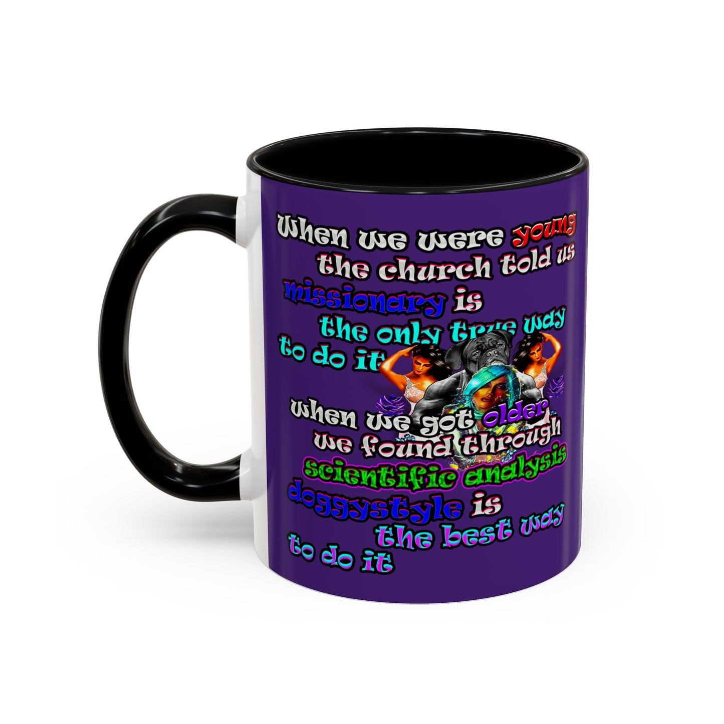 doggystyle - Accent Mug (purple)