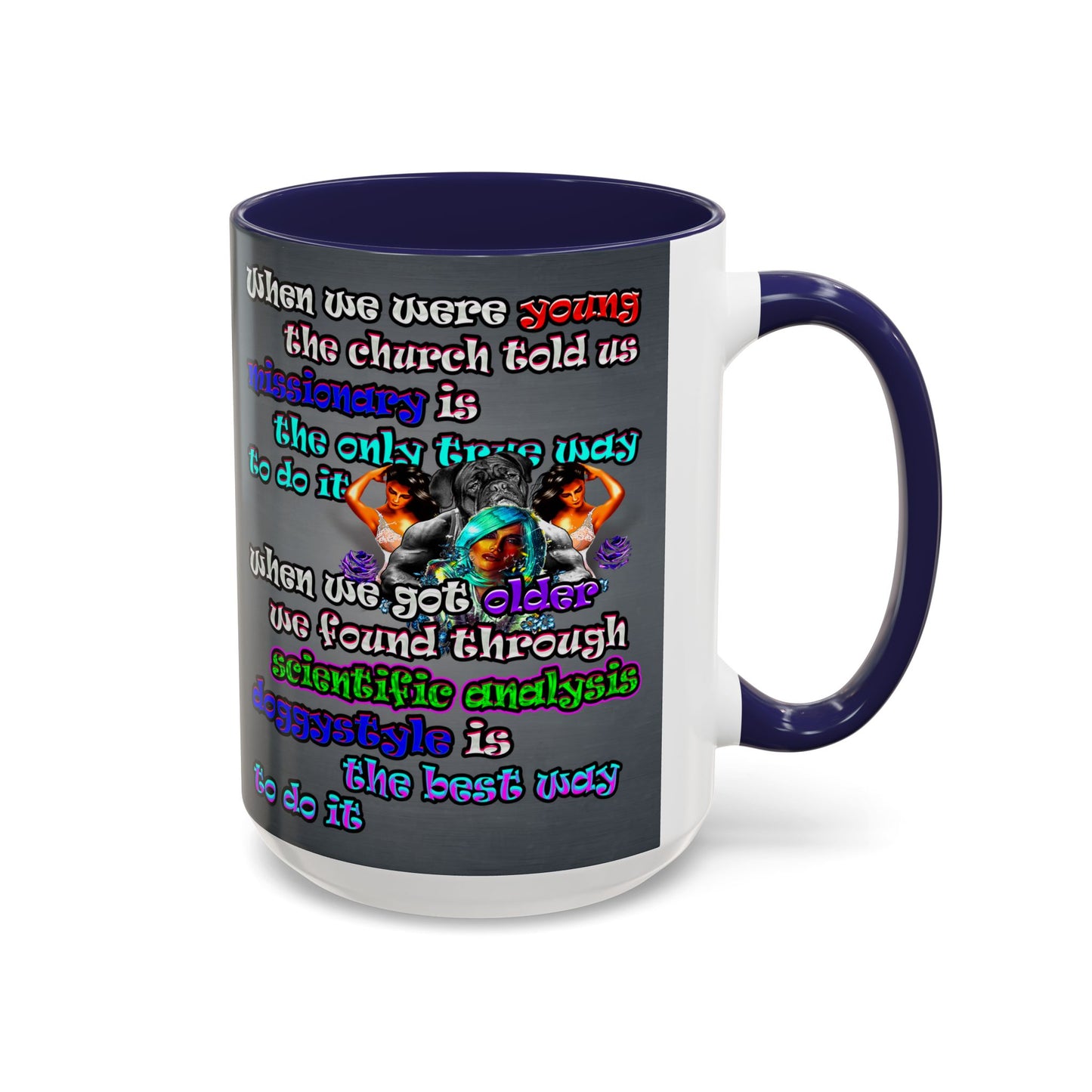 doggystyle - Accent Mug (grey-light grey)