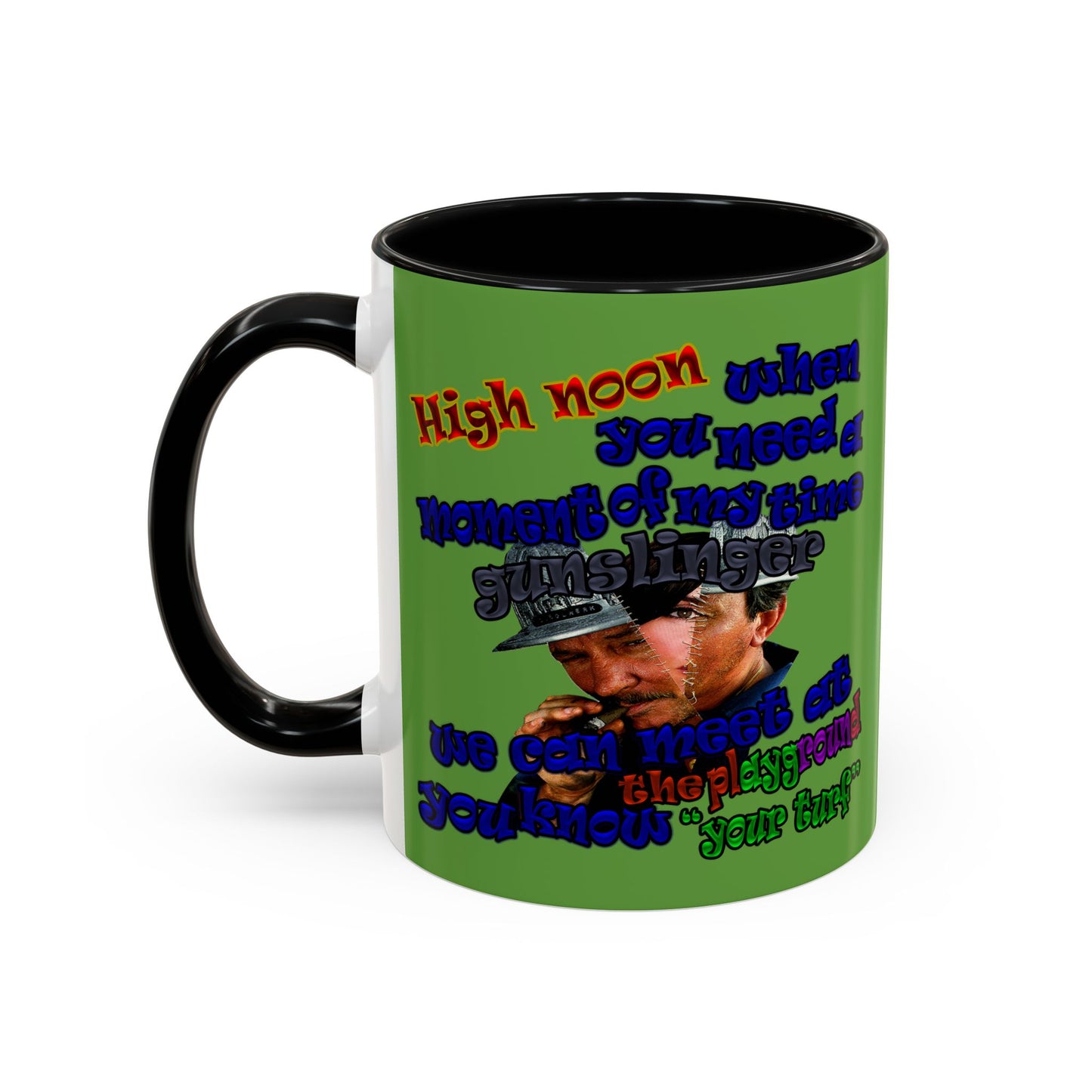 high noon - Accent Mug (green)