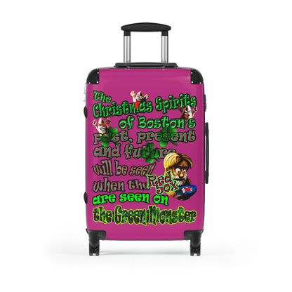 christmas spirits of boston - Suitcase (pink)