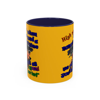 high noon - Accent Mug (yellow)