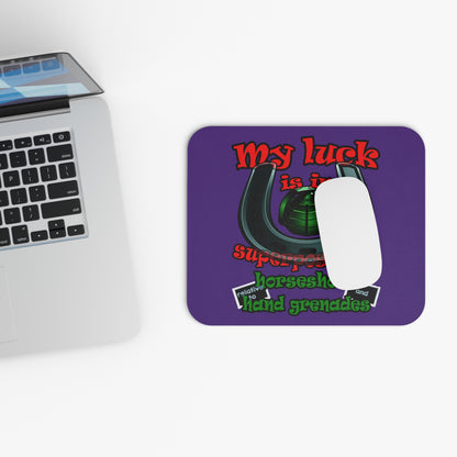 my luck - Mouse Pad (Rectangle) (purple)
