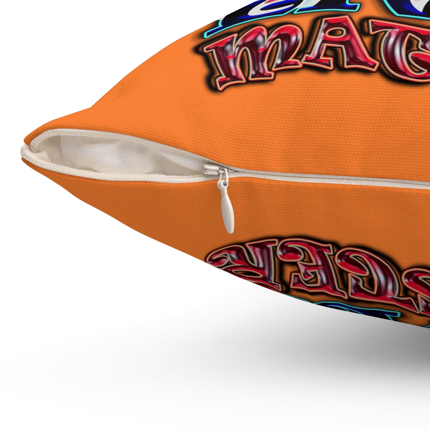 rw&b lives matter - Spun Polyester Square Pillow - (crusta)