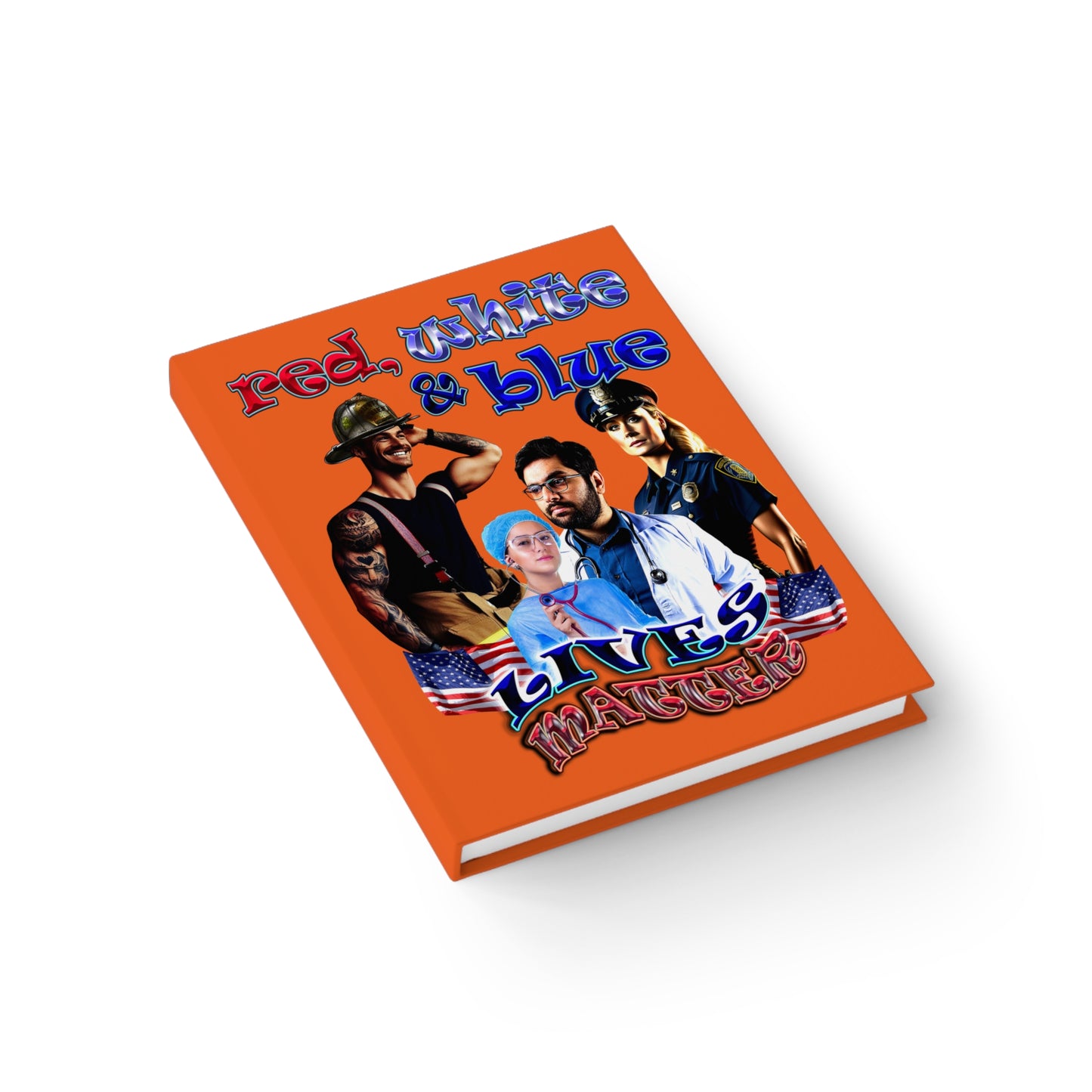 rw&b lives matter - journal-blank (orange)
