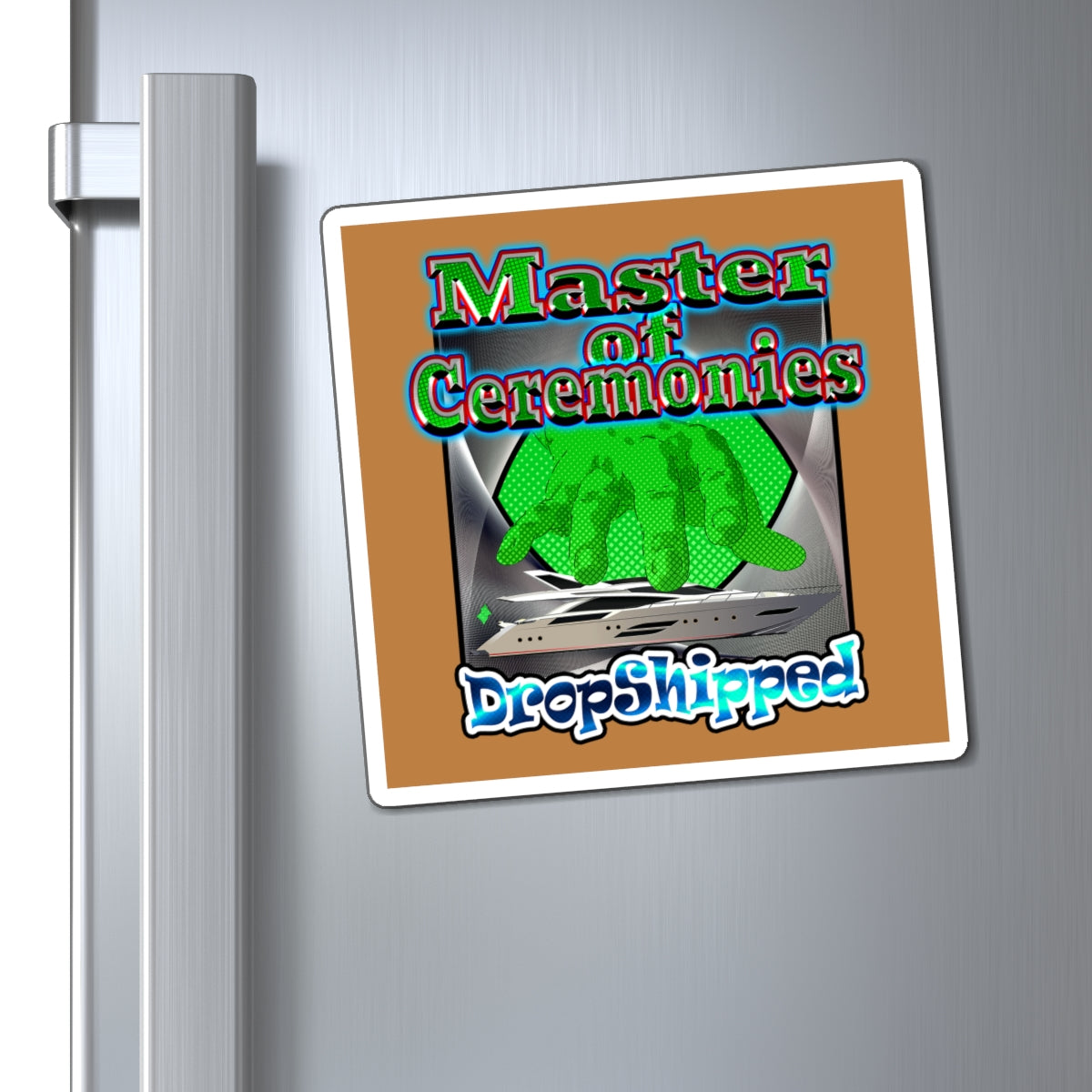 logo - Magnets - (light brown)